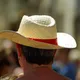 Mike Jones and his straw hat