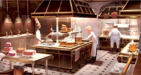 Ratatouille Kitchen Concept Art